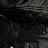 Sports Wear Men Motorbike Leather Jacket