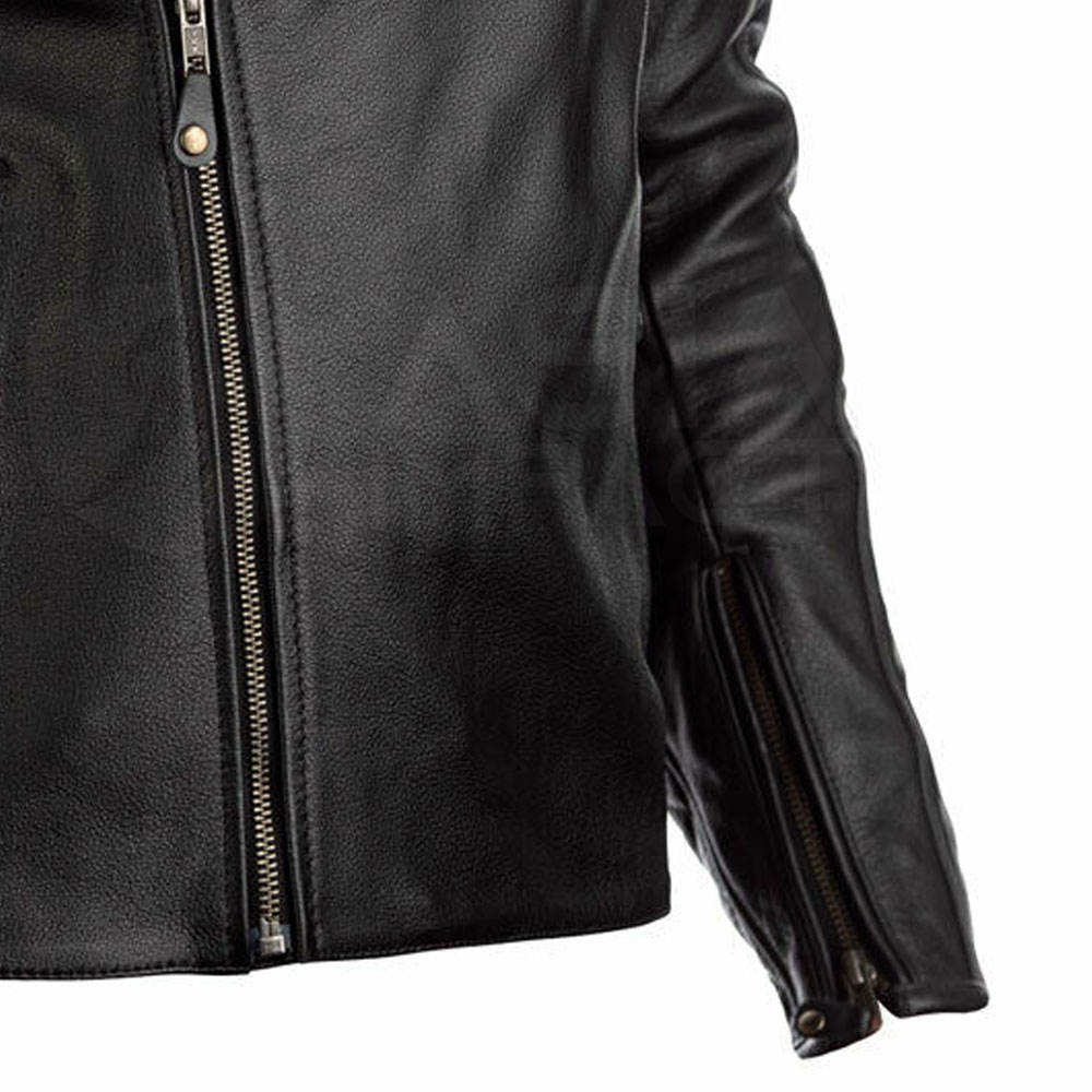 Sports Wear Men Motorbike Leather Jacket