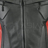 Men Wear Motorbike Leather Jacket