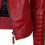 Men Motorbike Jacket Breathable Fashion Racing Wear Motorbike Leather Jacket